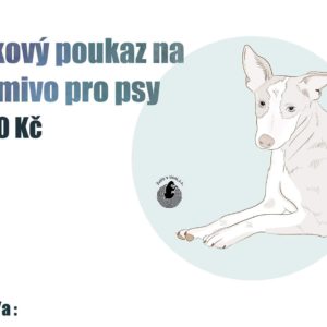 Poukaz - přispějte na psy